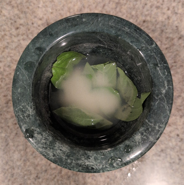 Lime Basil Mint Mocktail